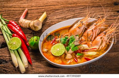 Tom Yum Goong Thai Hot Spicy Stock Photo Shutterstock
