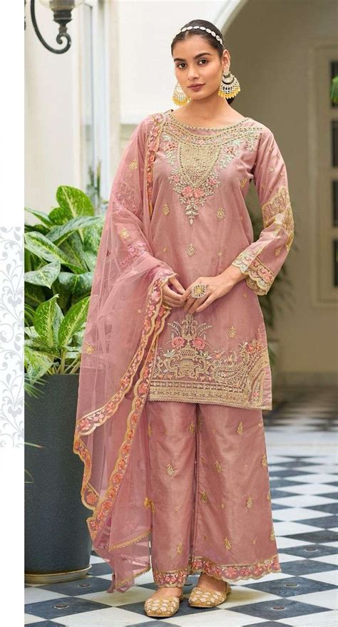 R Colours By Shree Fabs Heavy Embroidered Organza Pakistani Dresses