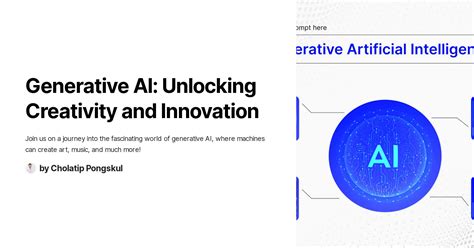 Generative Ai Unlocking Creativity And Innovation