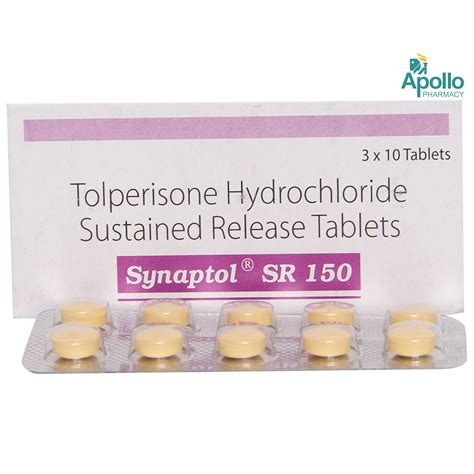 Synaptol SR 150 Tablet 10 S Price Uses Side Effects Composition