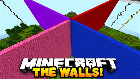 Minecraft 1v1v1v1 WALLS LAVA BATTLES 1 With The Pack YouTube