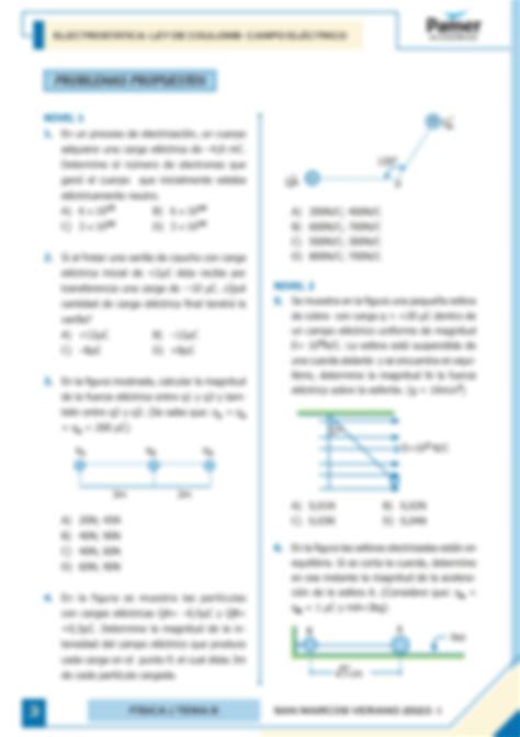 Solution C Sem F Electrost Tica Ley De Coulomb Studypool