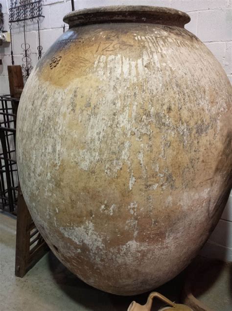 Antique Spanish Tinaja Stoneware Pottery