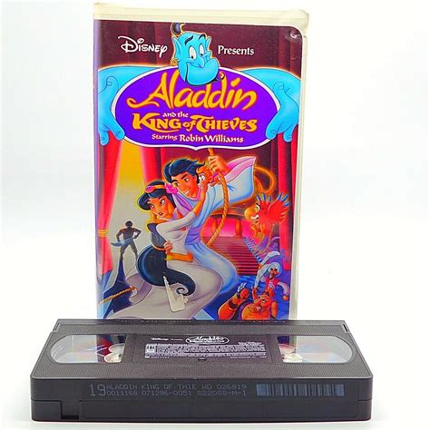 Aladdin And The King Of Thieves Vhs 1996 Walt Disney Clam Shell