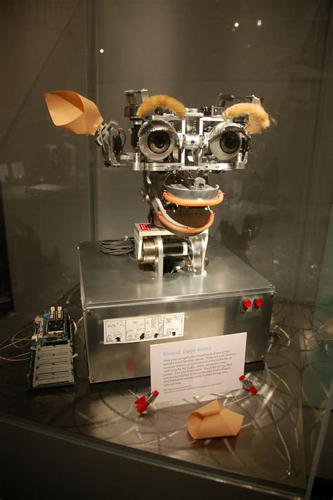 mit museum kismet  ai robot smiles    photo  flickriver