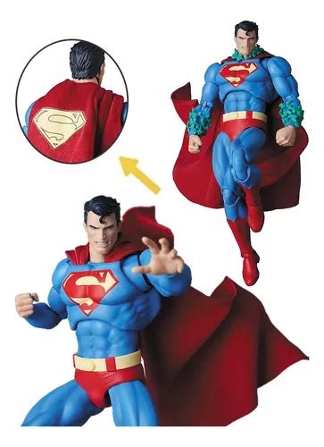 Figura de superacción Superman Hush Mafex Batman Dark Envío gratis