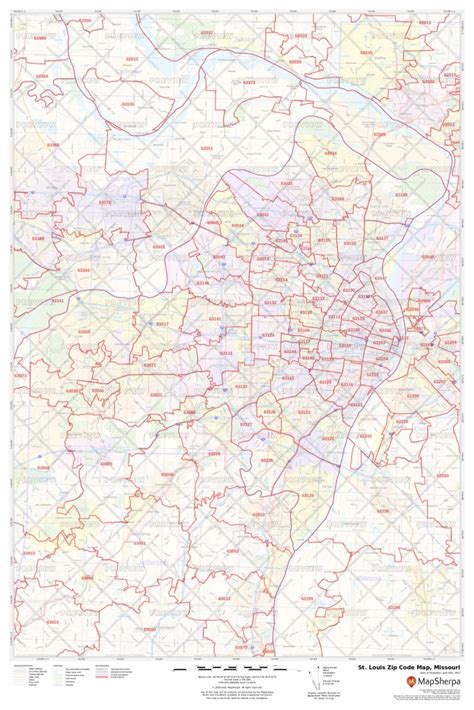 St Louis Missouri Zip Code Map