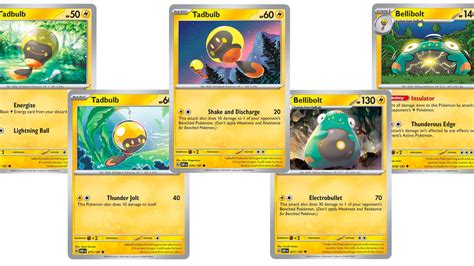 The Cards Of Pokémon TCG Obsidian Flames Part 9 Tadbulb Line