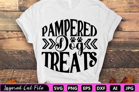 Pampered Dog Treats Svg Graphic By Za Graphics · Creative Fabrica