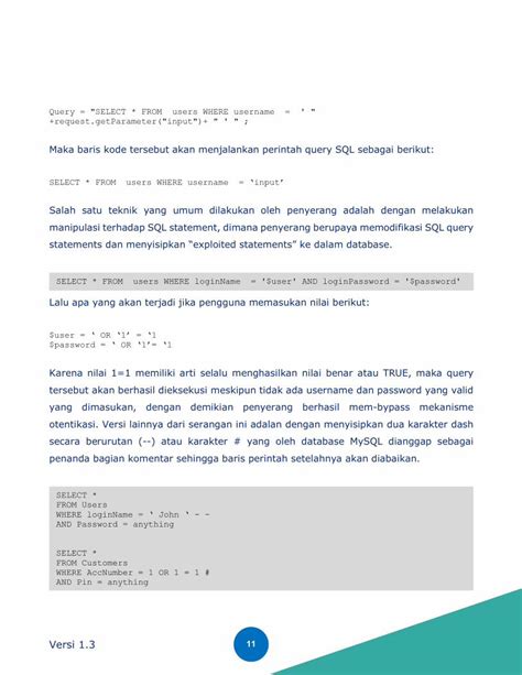 PDF MENGENAL SQL INJECTION DAN CARA Ditemukan Berdasarkan