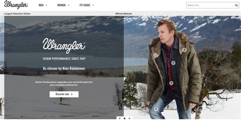 Интернет-магазин Wrangler — официальный сайт