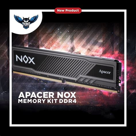 Jual RAM APACER NOX 16GB KIT 3200 (2x8GB) Gaming Memory Black DDR4 ...