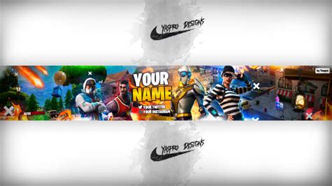 Banner template fortnite psd by Yaspro_90yt