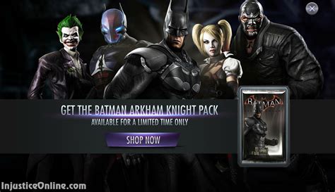 Injustice Gods Among Us Mobile Arkham Knight Booster Pack