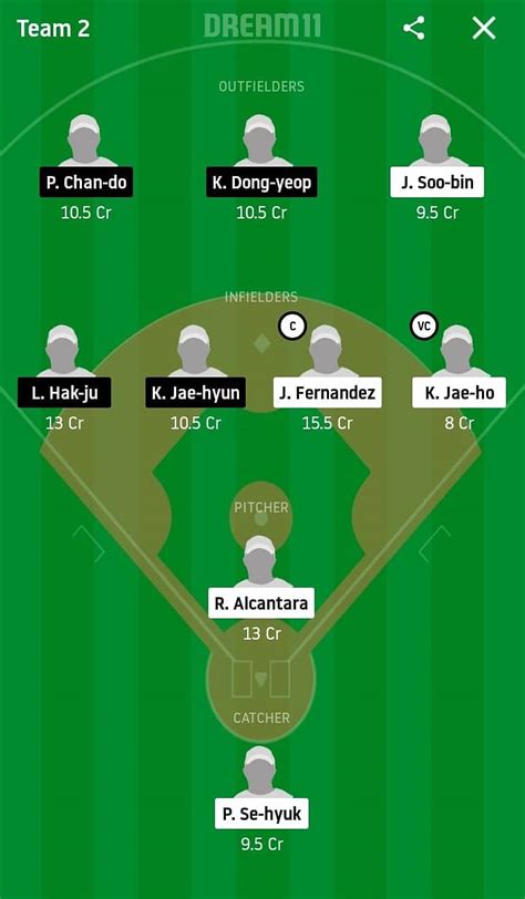 DOB Vs SAL Dream11 Prediction Doosan Bears Vs Samsung Lions Best Dream