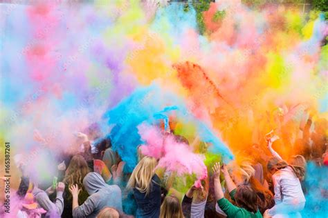 Holi colour festival Stock Photo | Adobe Stock