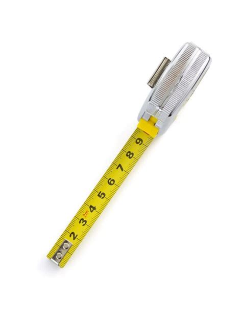 Premium Photo Tape Measure Isolated On White