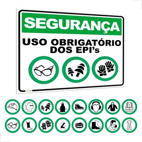 Placa De Seguran A Uso Obrigat Rio De Epi X Parcelamento Sem Juros