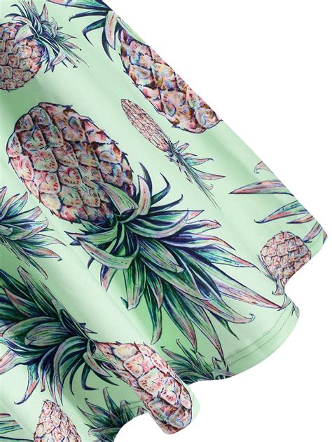 Dresslily Photo Gallery Plus Size Pineapple Print Dress