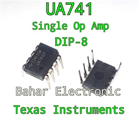 Ic Ua741 Ua741cp Dip 8 Original Texas Instruments Lazada Indonesia