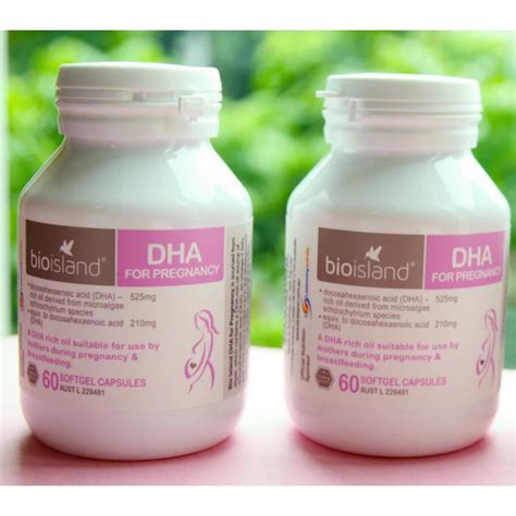 Thuốc bổ DHA cho bà bầu Bio Island DHA for pregnancy PGR Việt Nam