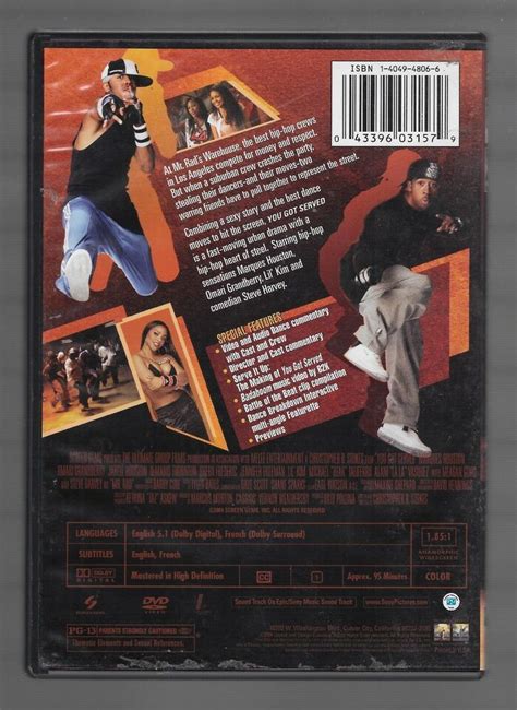 YOU GOT SERVED DVD OMARION MARQUES HOUSTON JENNIFER FREEMAN