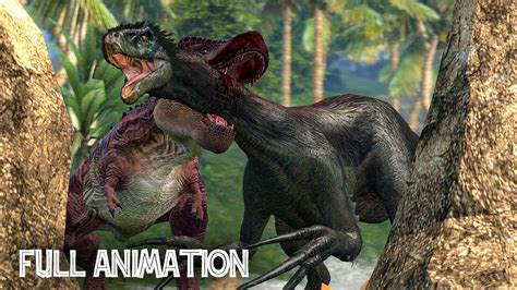 Jurassic Universal Tarbosaurus Vs Therizinosaurus S2 Episode 1