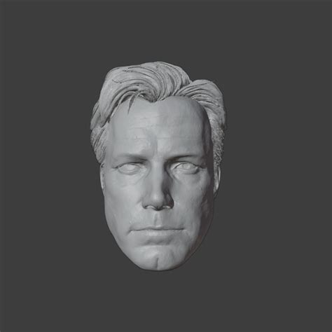 BATMAN BRUCE WAYNE BEN AFFLECK HEAD HEAD HOT TOYS 1 6 STL File For 3D PrintingCults