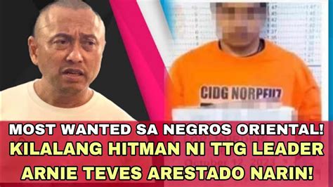 Hala Kilalang Hitman Ni Ttg Leader Arnie Teves Arestado Narin