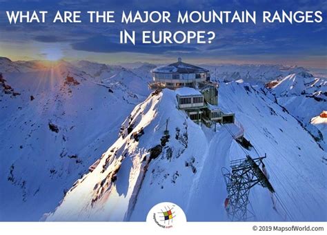 Mountain Ranges in Europe | European Mountain Ranges