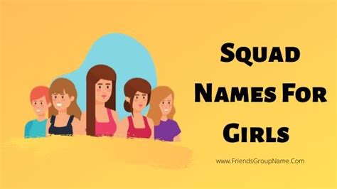 Squad Names For Girls 2024