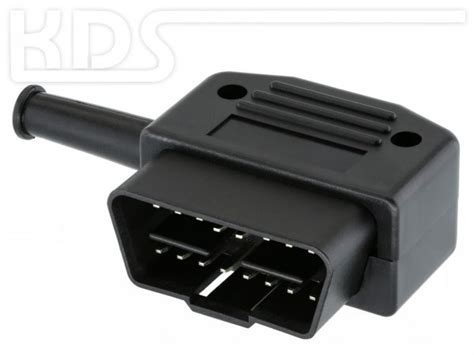 Obd 2 Connector 42 Pvc J1962 Typ B 24v Male Right Angle With