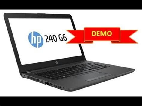 HP 240 G6 Notebook PC Unboxing and Review - YouTube