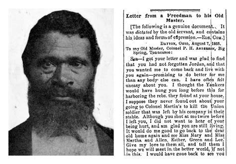 Freed Slaves Letter To Ex Master Prized For Wit Irony