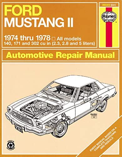 Ford Mustang II 1974 78 Haynes Repair Manuals Haynes