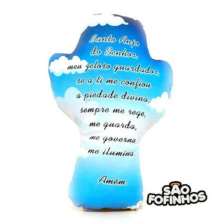 Almofada Boneco Naninha Anjo Da Guarda Menino S O Fofinhos