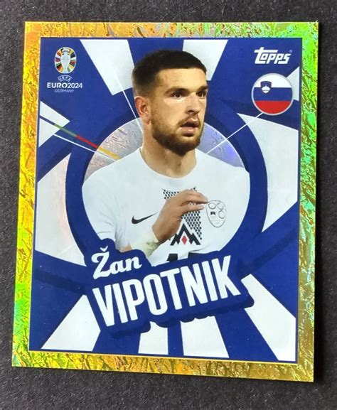 EM 2024 Topps Sticker Zan Vipotnik SVN PTW Gold Kaufen Auf Ricardo