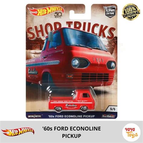 Jual Hot Wheels Car Culture Ford Econoline Pickup Shop Truck Hotwheels Di Seller Vovo Toys