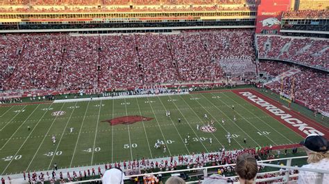 Razorback Stadium Seating Chart Rows