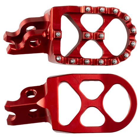 Beta RR 300 2T 2020 2024 Axiom SX 3 Wide Alloy MX Footpegs Red EBay