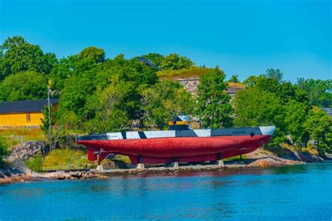 Museo Submarino Vesikko En Suomenlinna Isla Fortaleza En Helsinki