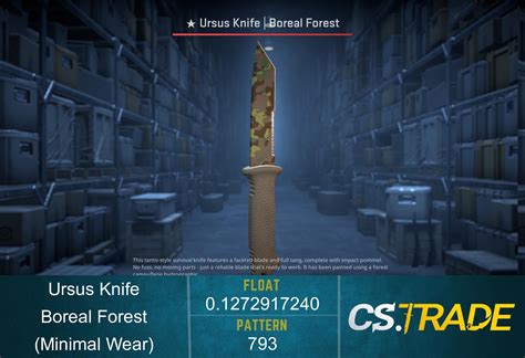 Ursus Knife Boreal Forest CS2 Skin