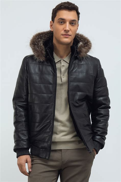 Кожаная куртка с подкладкой из овчины Jorg Weber casual 658311003 цены ...