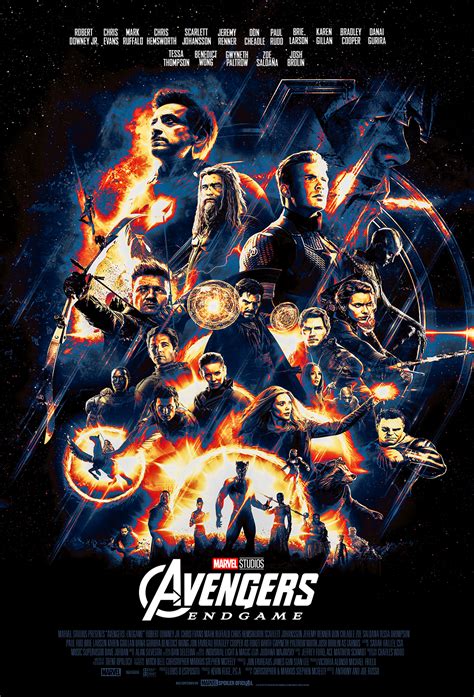 Marvel Spoiler Oficial Avengers ENDGAME Poster Portals HD By Andrew V M