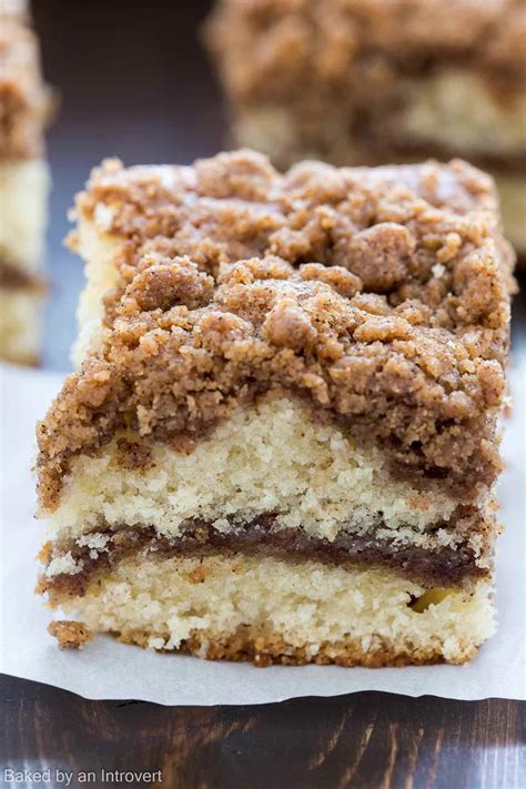 Cinnamon Crumb Coffee Cake Introvertbaker