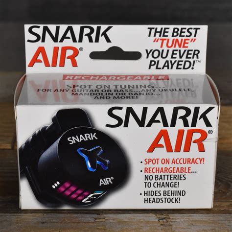 Snark Air Rechargeable Clip On Low Profile Tuner 0611820002893