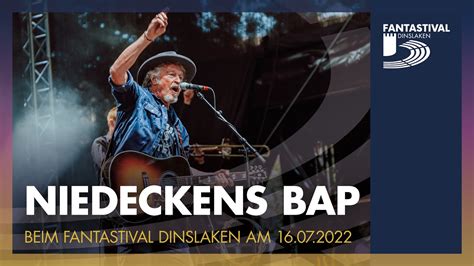 Niedeckens Bap Live Fantastival Youtube