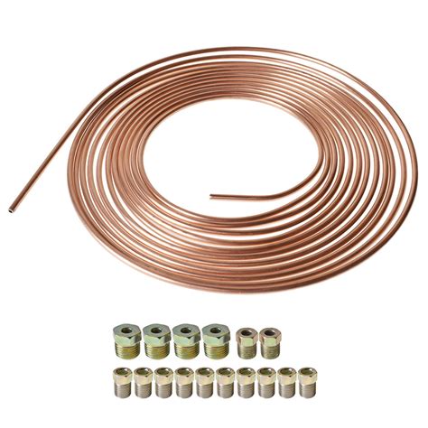 Munirater Copper Nickel Brake Line Tubing Kit Od Foot Coil Roll