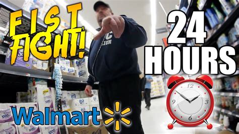 24 Hour Challenge In Walmart Gone Wrong Youtube