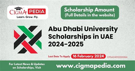 Abu Dhabi University Scholarships In Uae Eligibility Last